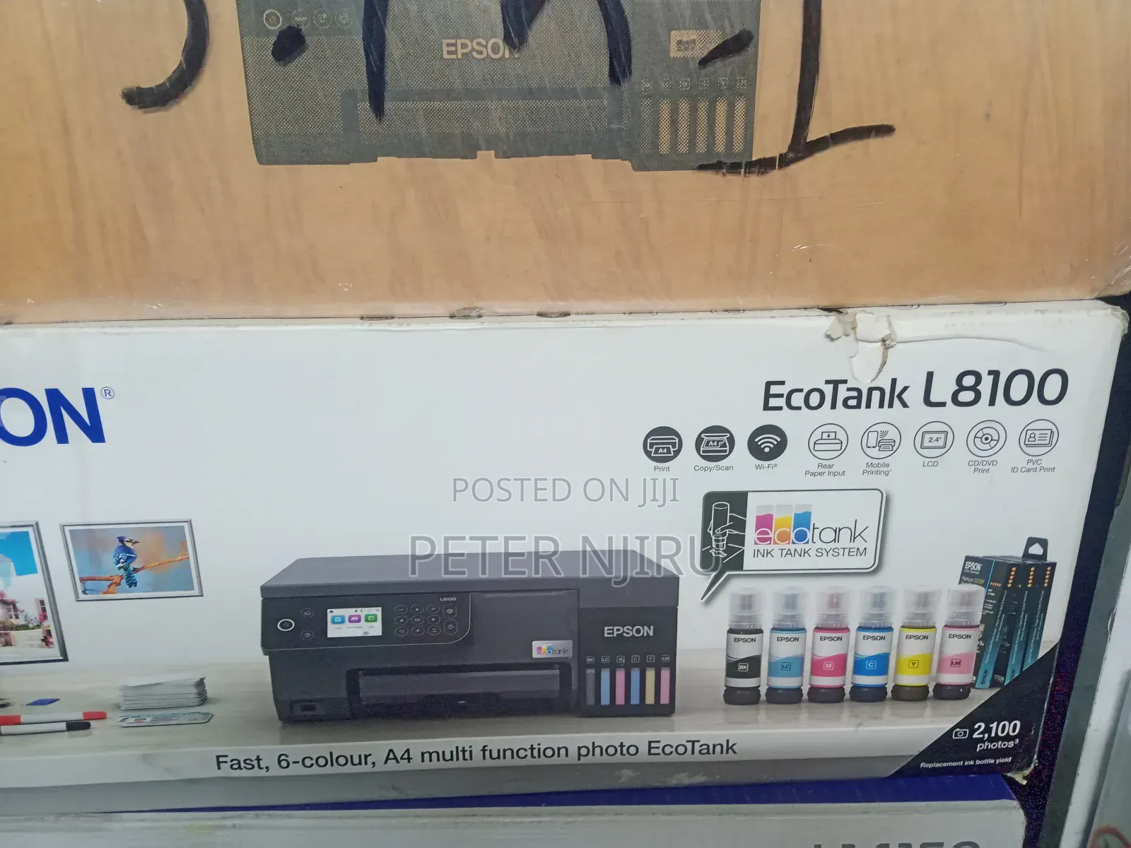Epson Ecotank L8100 A4 Inktank Multifunctional Inkjet Printe