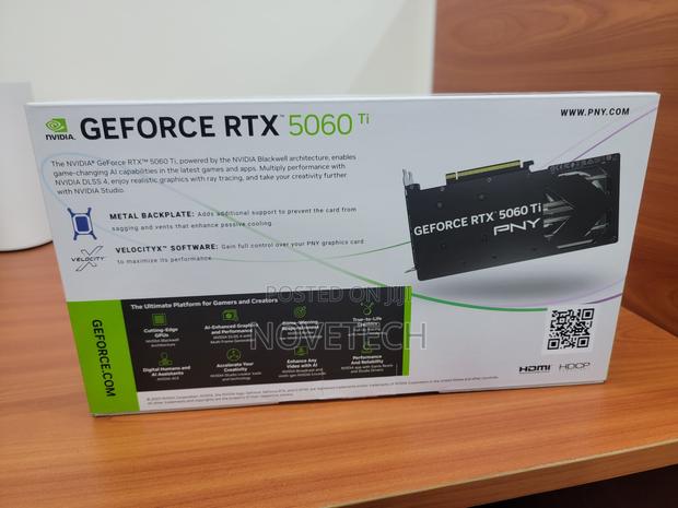 Pny Nvidia Geforce RTX 5060 Ti 16gb Overclocked Dual Fan Gpu - thumbnail 2