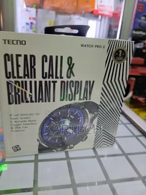 Tecno Watch 2 Pro, 1.43” Amoled Screen Complete Health Care