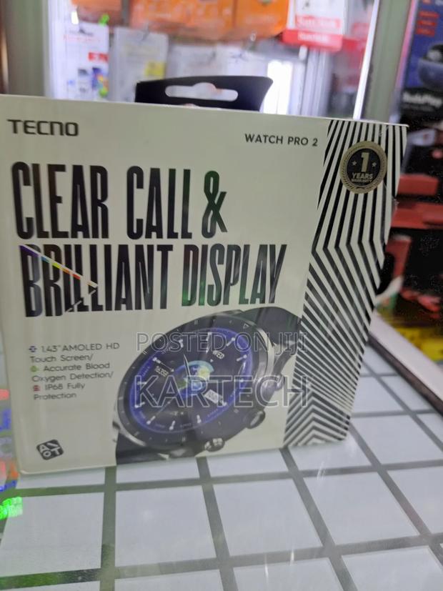 Tecno Watch 2 Pro, 1.43” Amoled Screen Complete Health Care - thumbnail 3