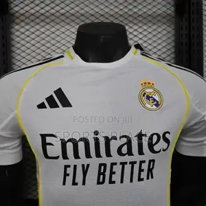 New Real Madrid Home Jersey 2025-26 La Liga Season Player