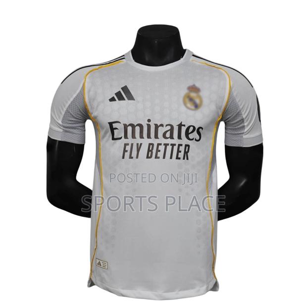 New Real Madrid Home Jersey 2025-26 La Liga Season Player