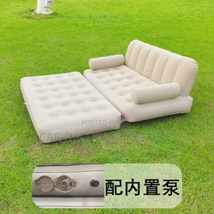1.88mx1.52mx64cm Inflatable Sofa Bed With Pump