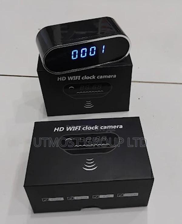 Hd Wifi Clock Camera With Wide Angle Lens and Night Vision - main view