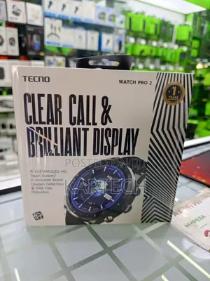 Tecno Watch 2 Pro 1.43 Amoled Screen Clear Calls Smart Watch