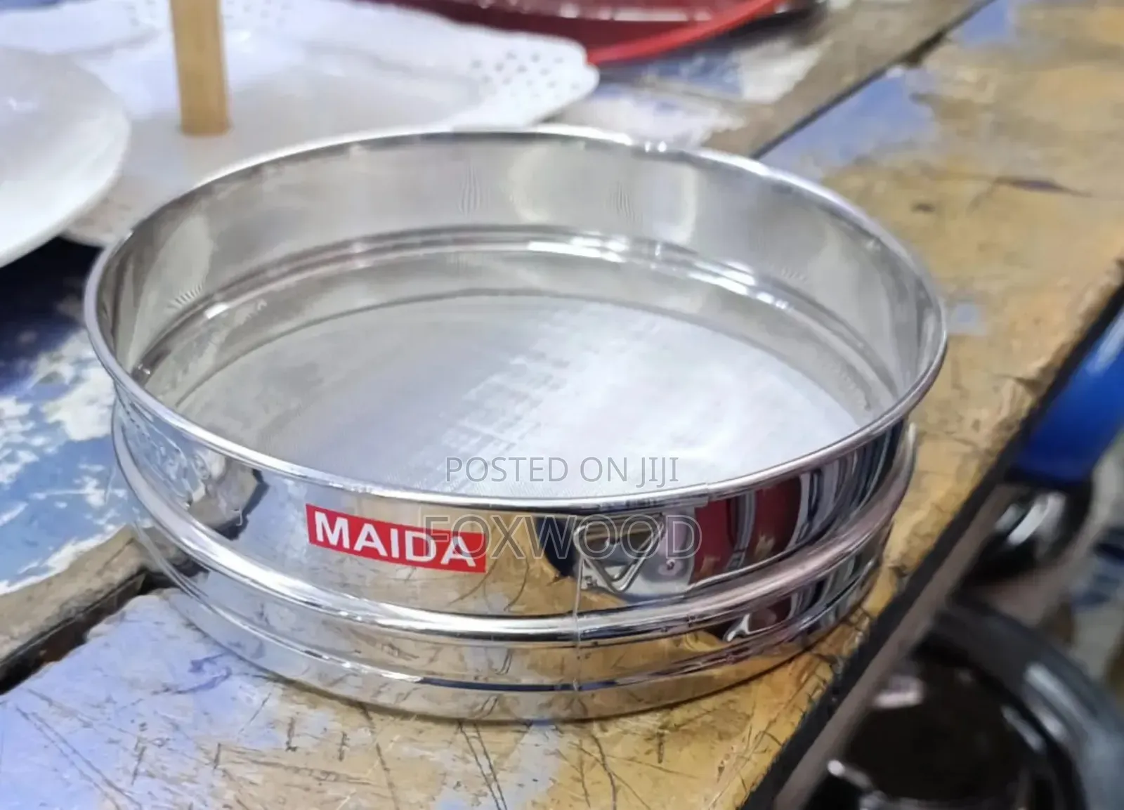– Round Steel Flour Sieve 30cm