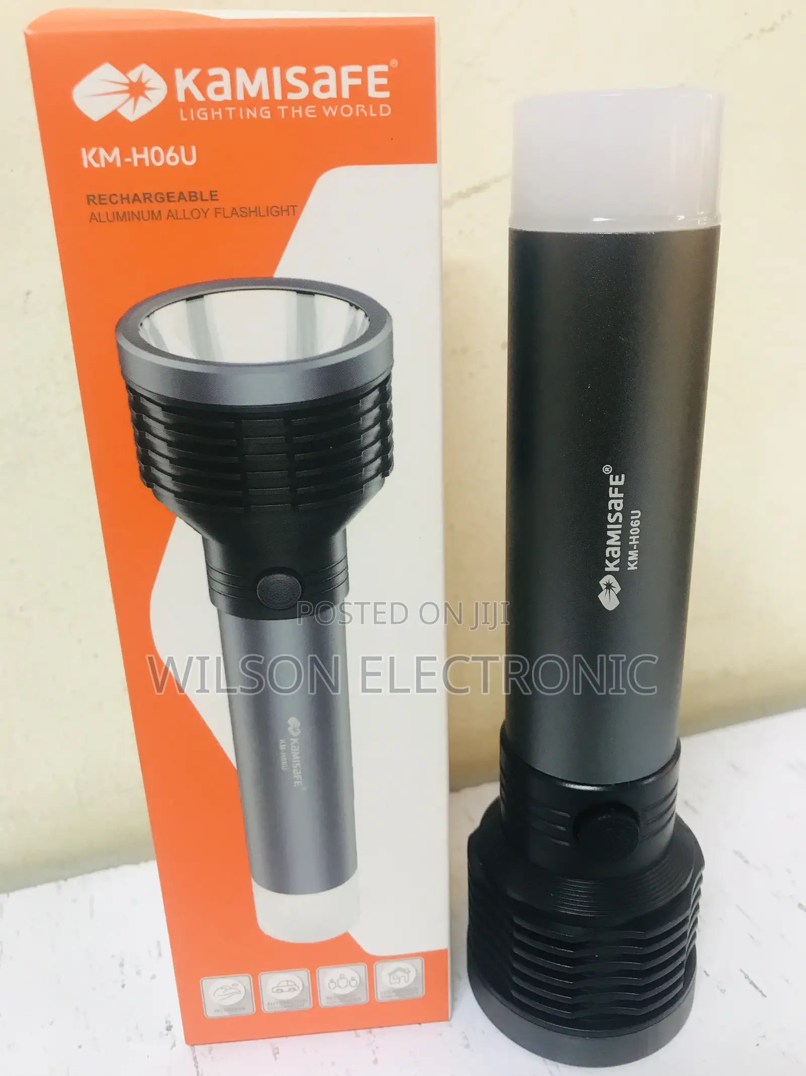 Rechargeable Portable Kamisafe Torch. Km-H06u