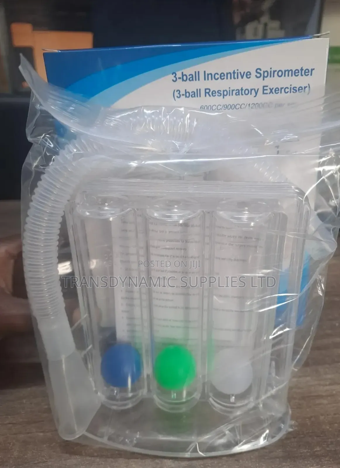 3-Ball Incentive Spirometer