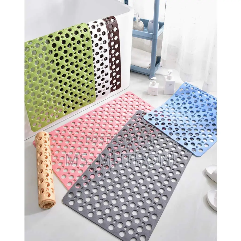 Anti-Slip Safety:Shower Mat Non Slip With Large Suction Cups