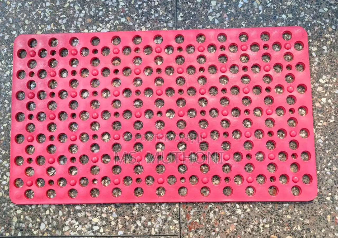 Anti-Slip Safety:Shower Mat Non Slip With Large Suction Cups