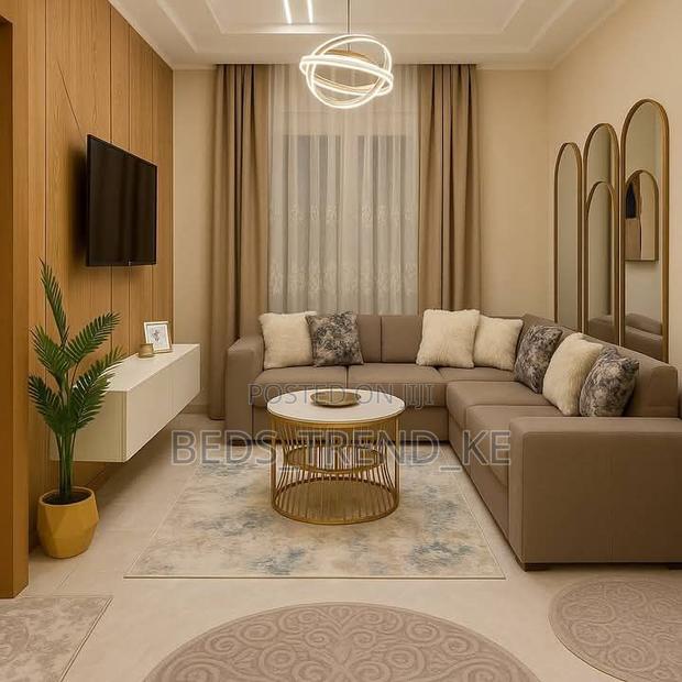 Plush 6 Seater L Seat Sofa