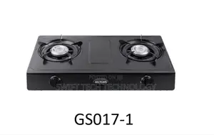 Cooker 2 Burner Black Stainless Steel