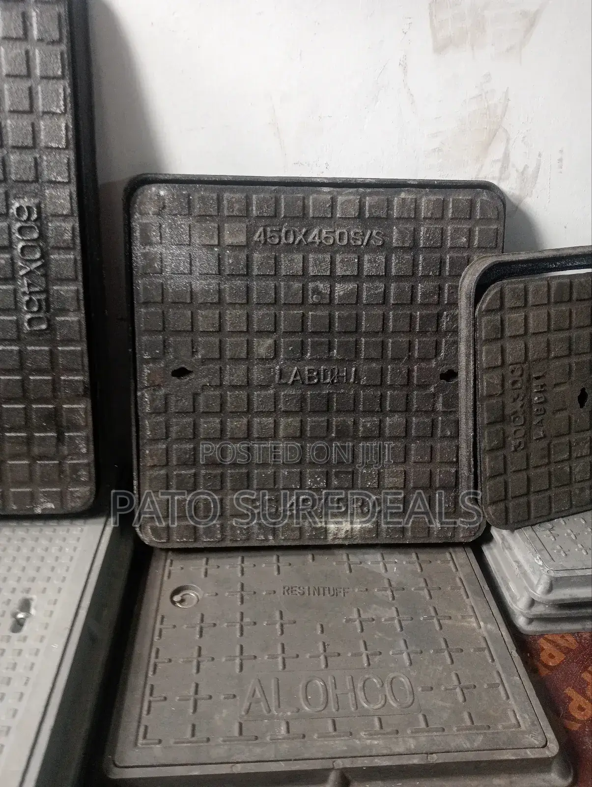 Durable Cast Iron Manhole 10kg/15"×15"