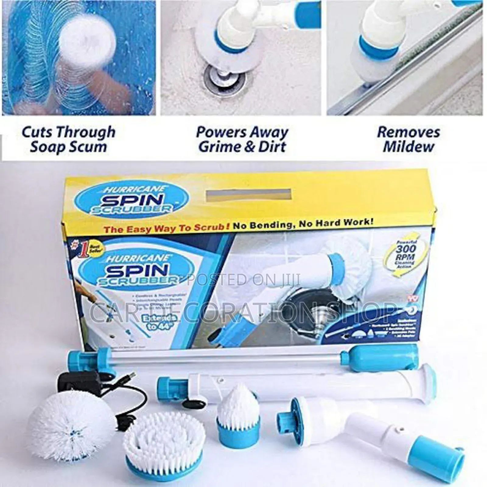 Cordless Electric Spin Scrubbercleaning Brush Mop