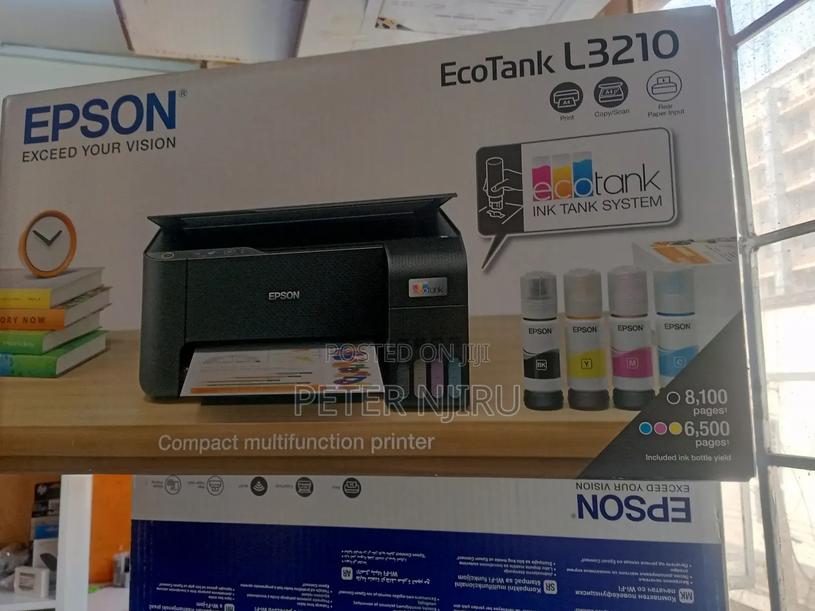 Epson Ecotank L3210 A4 All-in-One Ink Tank Printer (3 in 1)