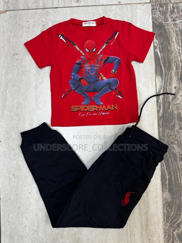 2pc Spider Themed Tracksuits 2-15yrs - main view