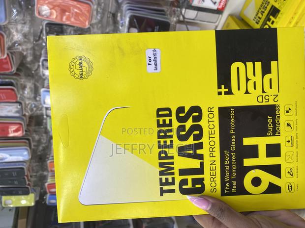 Sparin Screen Protector for Fire Hd 10 Tablet Tempered Glass - main view