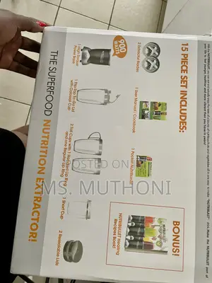 15 Pieces Magic Nutribullet Pro 900