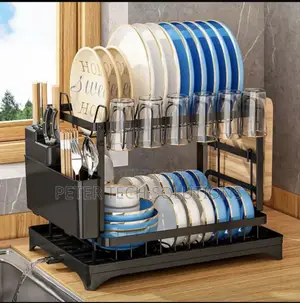 2 Layer Dishrack Advanced With Drainer