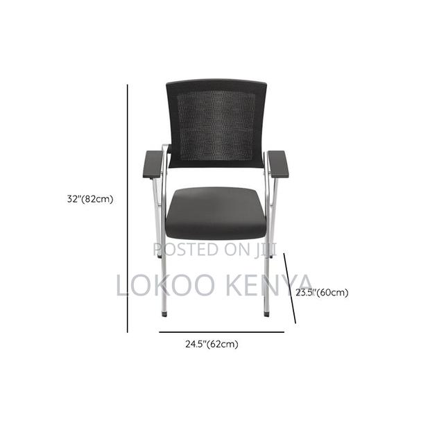 Office Chair :Black Foldable Office Chair - thumbnail 2