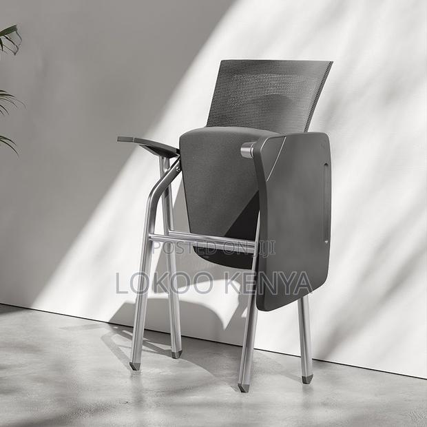 Office Chair :Black Foldable Office Chair - thumbnail 5