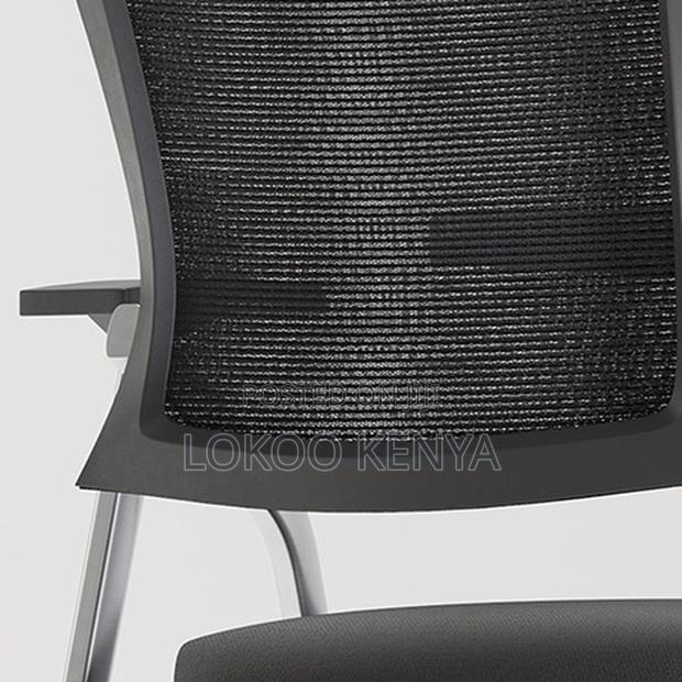 Office Chair :Black Foldable Office Chair - thumbnail 6