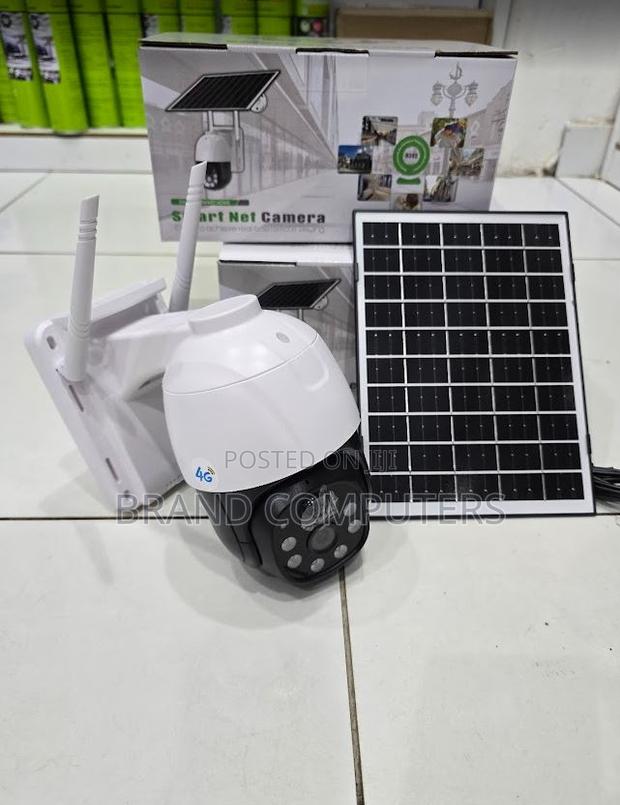 V380 Pro 4g Solar CCTV Single Len Camera With Sim Card Slot