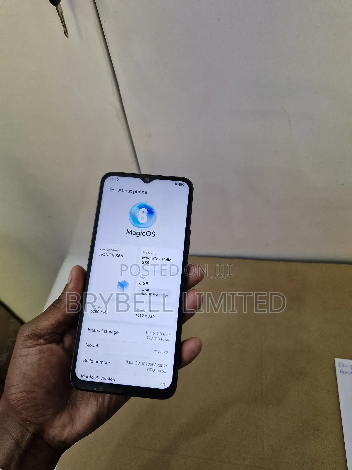 Honor X6b 128 GB Black