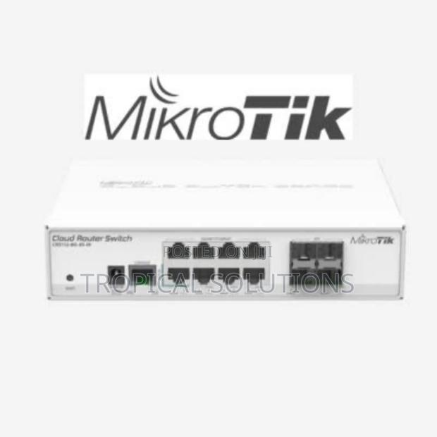 Mikrotik Crs112-8g-4s-in Gigabit Ethernet Smart Switch - thumbnail 5