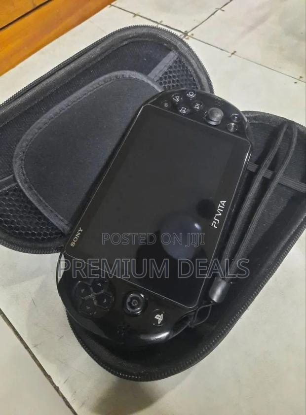 Slim Preowned Psvita Chipped With Ready Games.