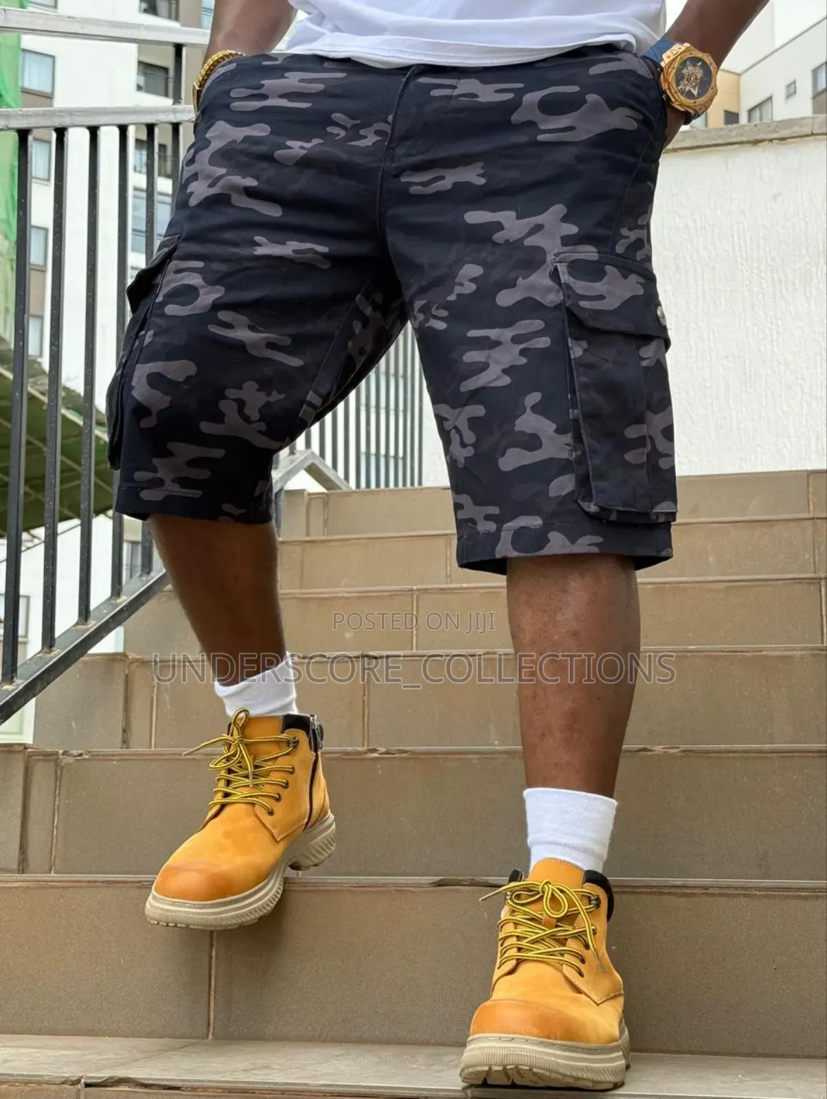 Unisex Combat Short Jeans