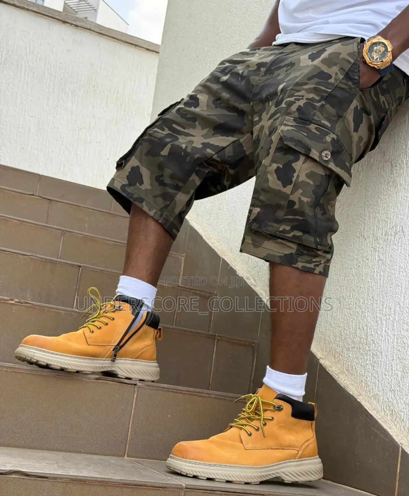 Unisex Combat Short Jeans