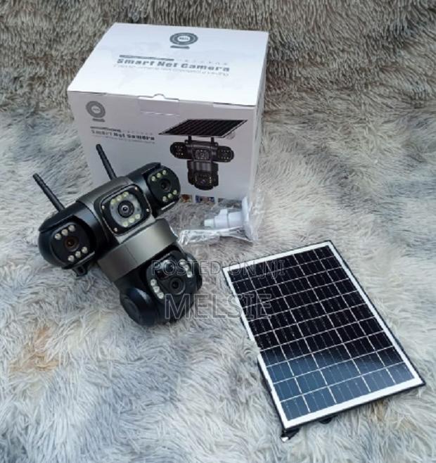 V380 Pro Hd 3 Screens 4g Solar Camera Solar Light Camera - main view