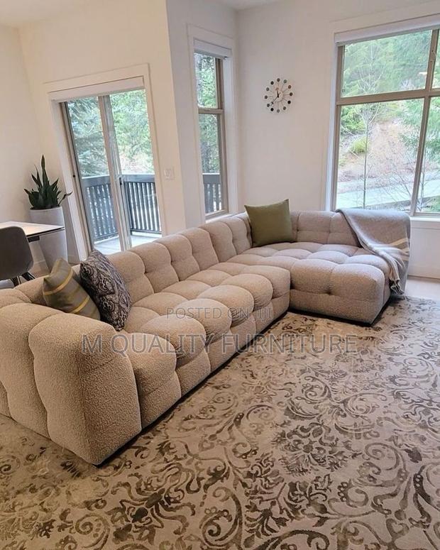 5 Seater Back Permanent Sofa With Corners