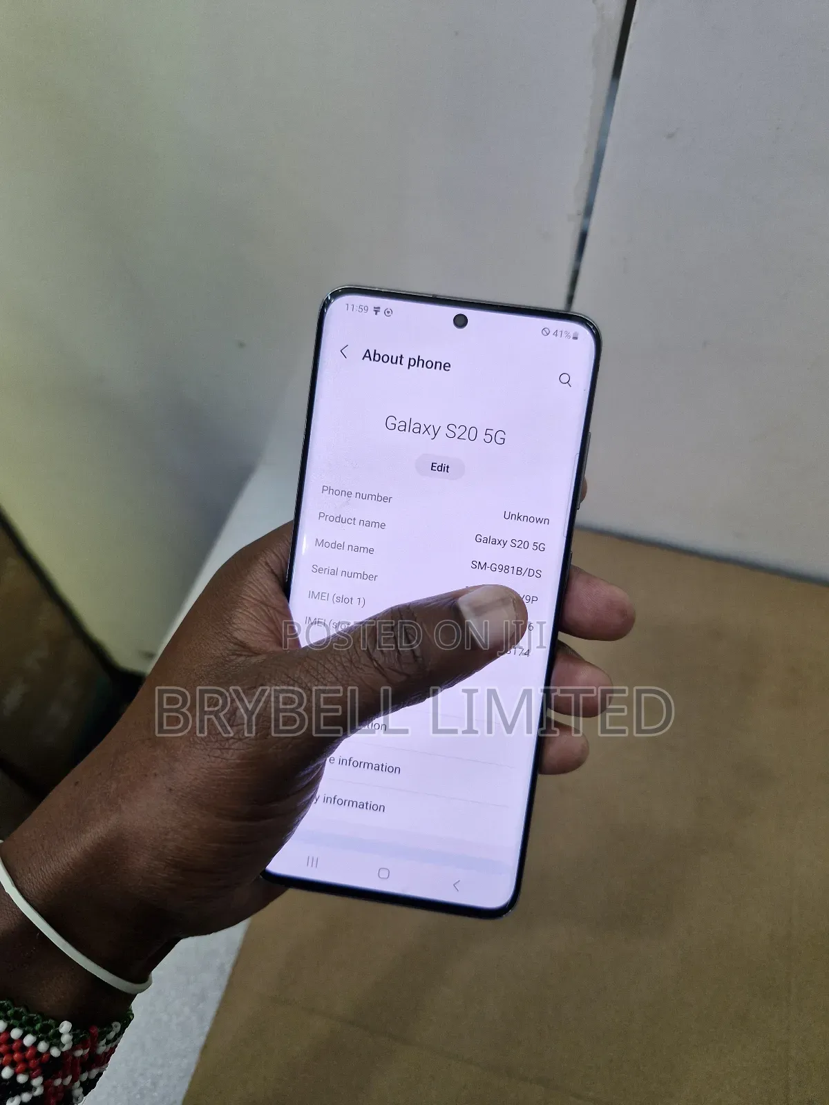 Samsung Galaxy S20 128 GB Gray