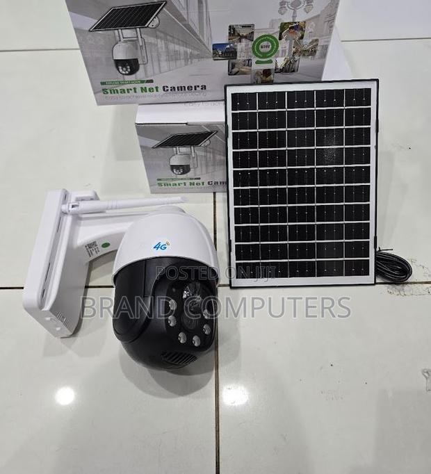 4g Simcard PTZ 360 Degrees Solar Powered CCTV Camera Colored