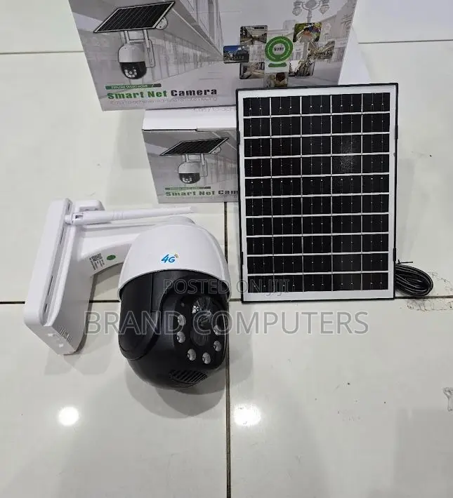 4g Simcard PTZ 360 Degrees Solar Powered CCTV Camera Colored