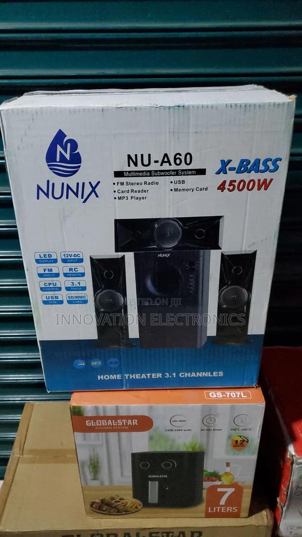 Nunix Nu-A60 3.1 Home Theater System and a Remote Control - main view