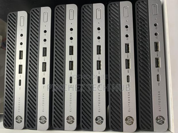 Desktop Computer HP EliteDesk 800 G4 8GB Intel Core I7 SSD 256GB - thumbnail 4