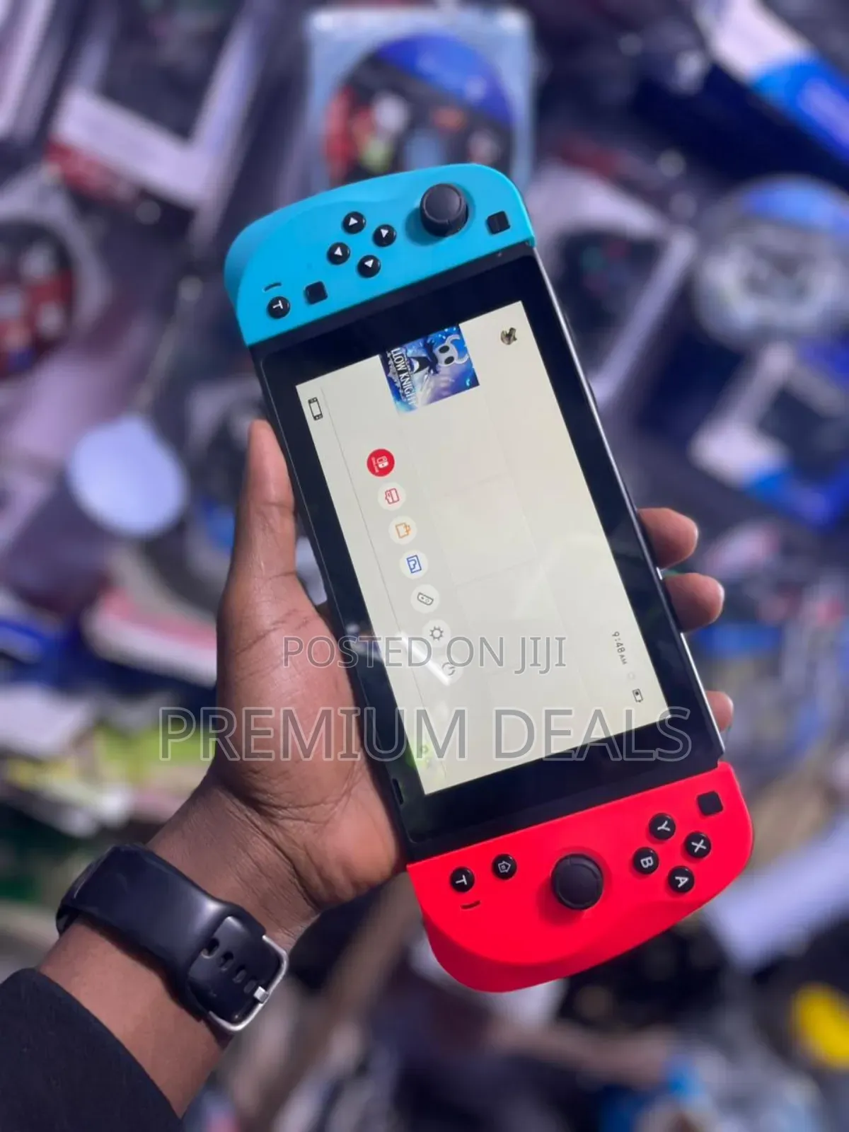 Preowned Nitendo Switch With All Accessories.