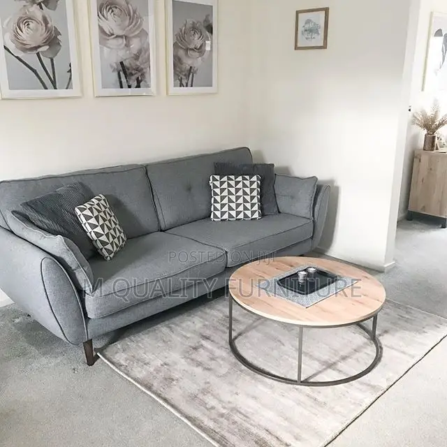 Gray 3 Seater Butterfly Sofa