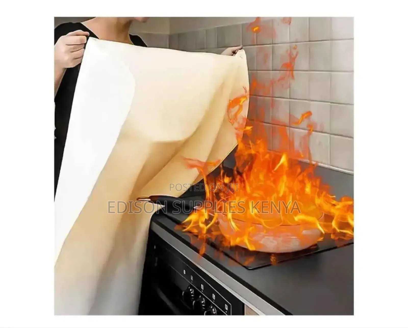 Fire Blankets Emergency Fire Blanket Kitchen Camping Flame Fire Stop