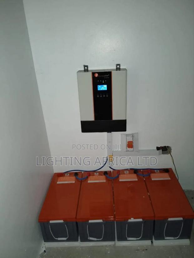 5kw/48v Office Backup System - (4)200ah Battery Gel.