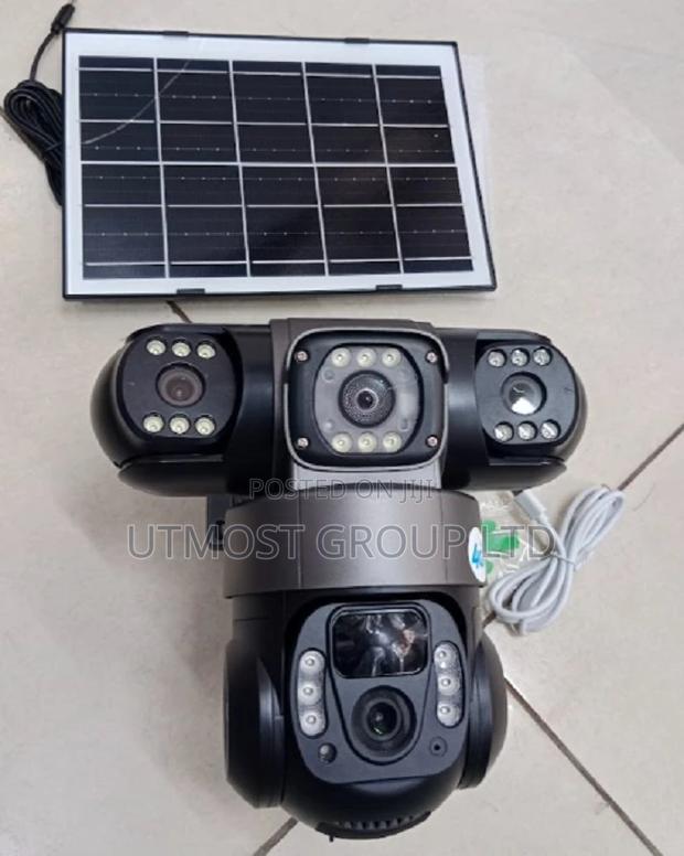 4g Solar Simcard V380 Triple Lens Three Screens Camera