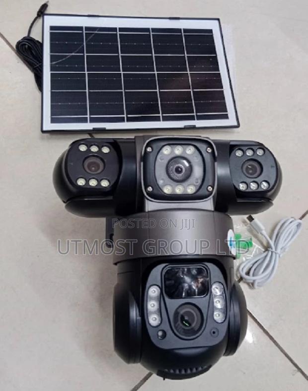 V380 Pro 3 Lens CCTV Outdoor Night Vision PTZ Camera (4g+Lan