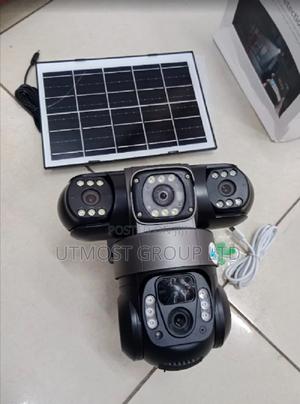 Outdoor Solar 4g Triple Lens CCTV Dome PTZ Smart Camera - thumbnail 2