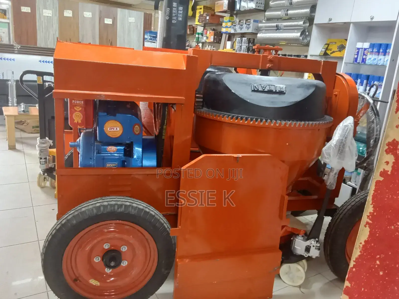 Cast Iron Indian Concrete Mixer