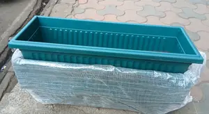 Kenpoly Rectangle Planter Green Colour