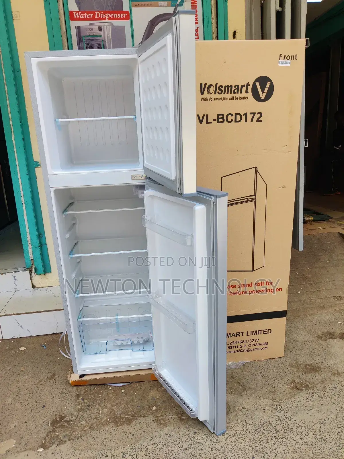 Volsmart 172litres Double Door Fridge