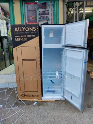 *Ailyons Double Door Fridge 266litres